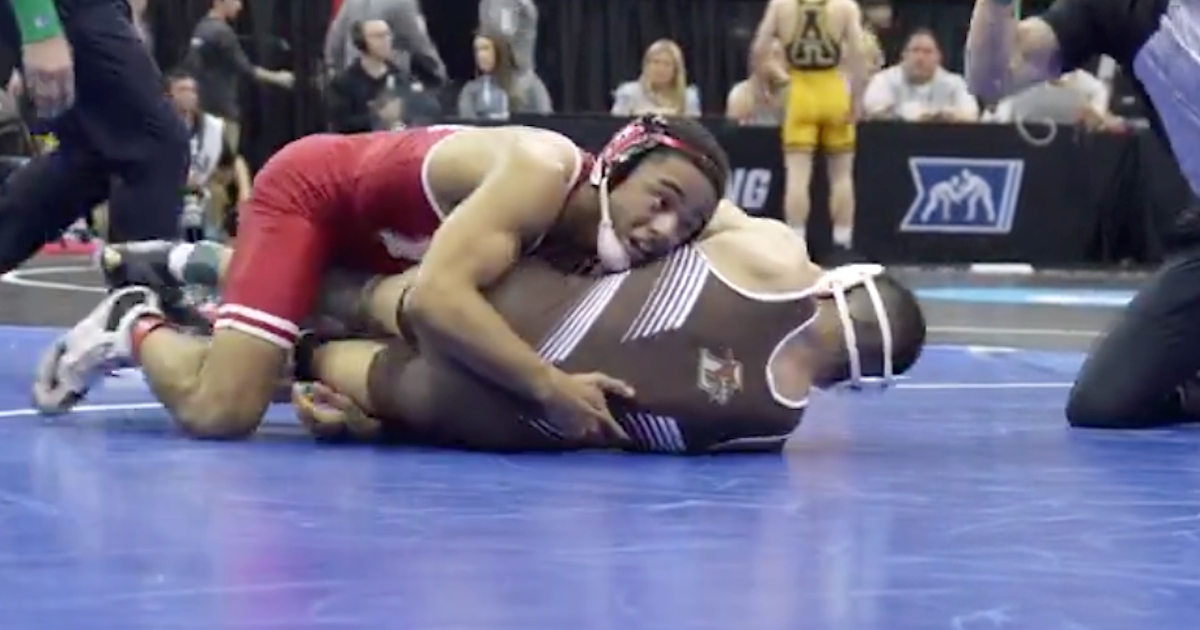 2024 NCAA Wrestling Championships: Nebraska's Caleb Smith stuns Lehigh ...