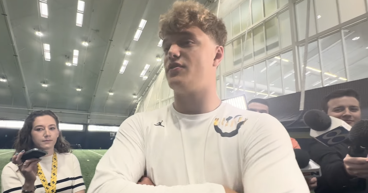 Michigan QB J.J. McCarthy discusses pro day, more