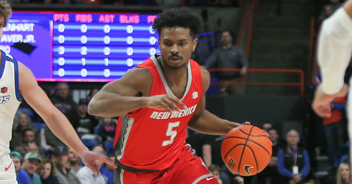 New Mexico guard Jamal Mashburn Jr. enters name into transfer portal