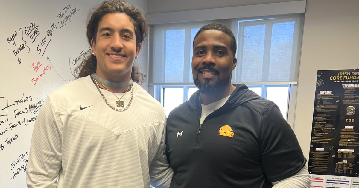 Notre Dame lands commitment from Texas DL Tiki Hola