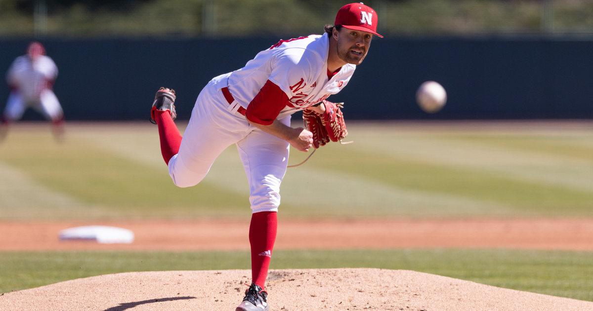 Brett Sears' complete-game shutout lifts Nebraska baseball to victory ...