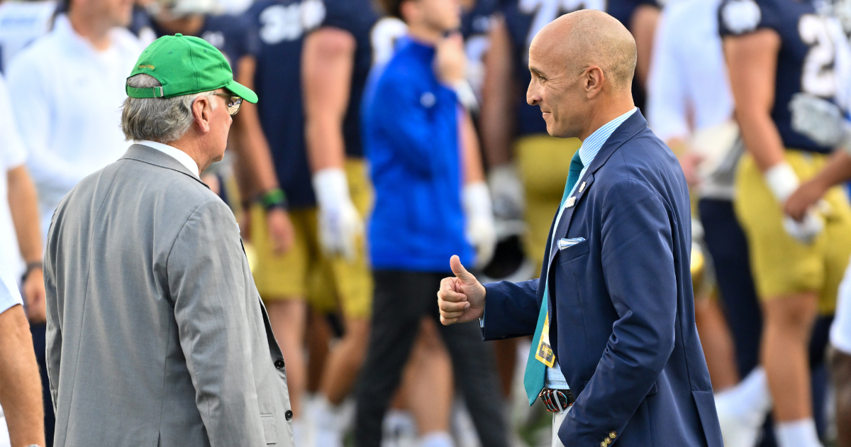 What new Notre Dame AD Pete Bevacqua said about college athletics