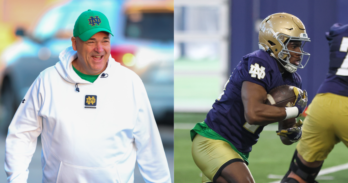 How Mike Denbrock’s offense benefits explosive Notre Dame running backs ...