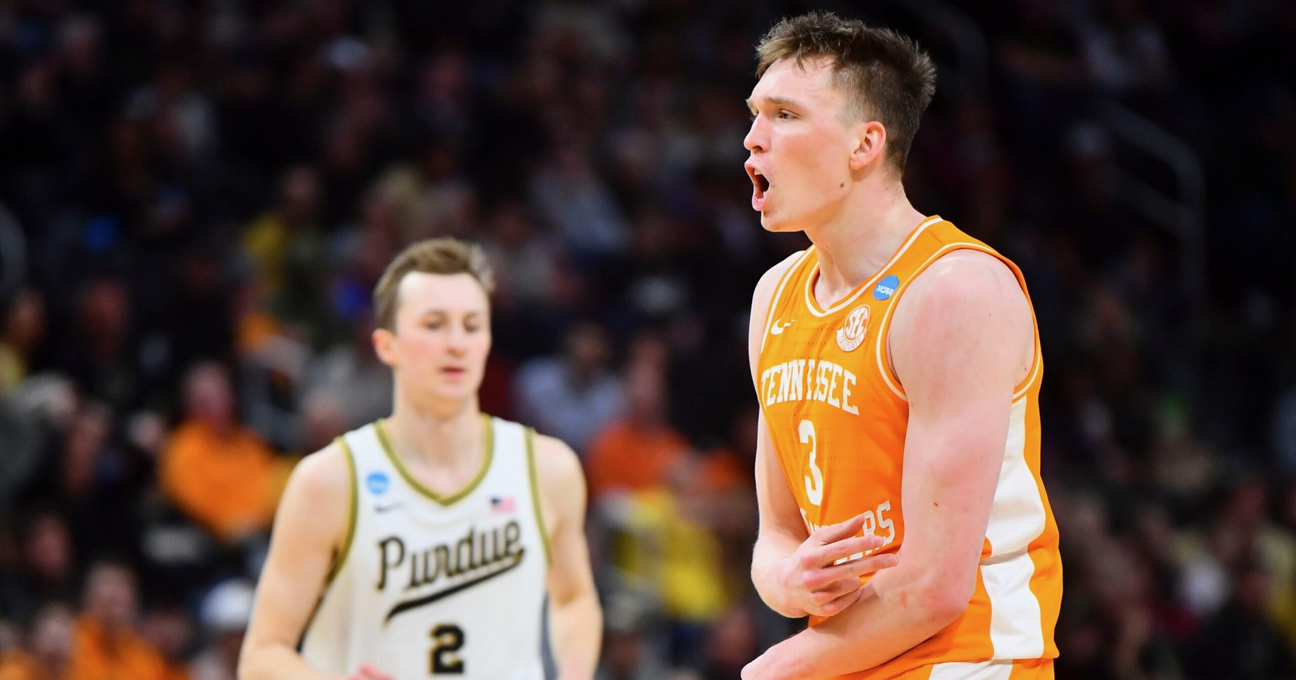 Purdue pushes Tennessee out of the NCAA Tournament in the Elite Eight, 72-66