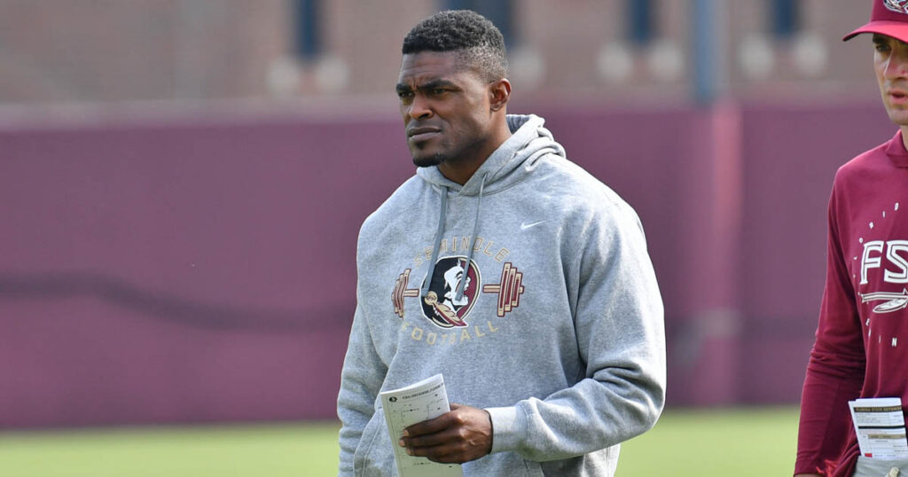 Former Florida State All-America linebacker Ernie Sims has rejoined the Seminoles as a defensive analyst. (Gene Williams/Warchant)