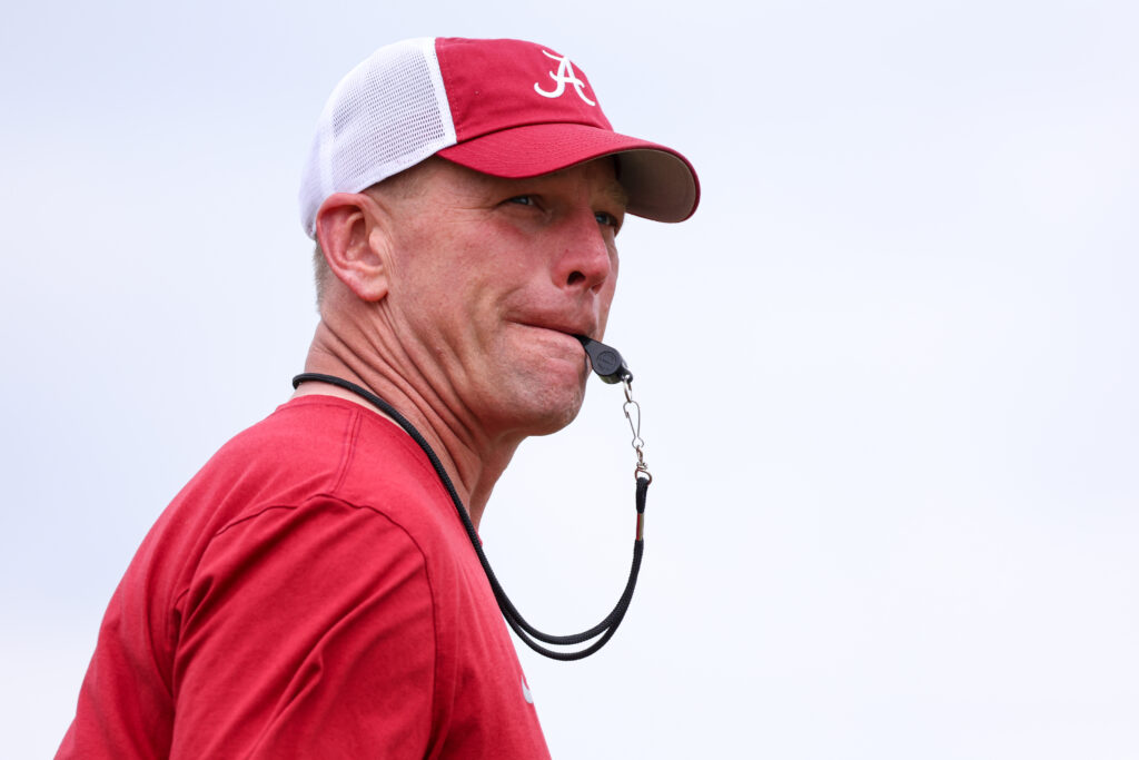 Alabama coach Kalen DeBoer