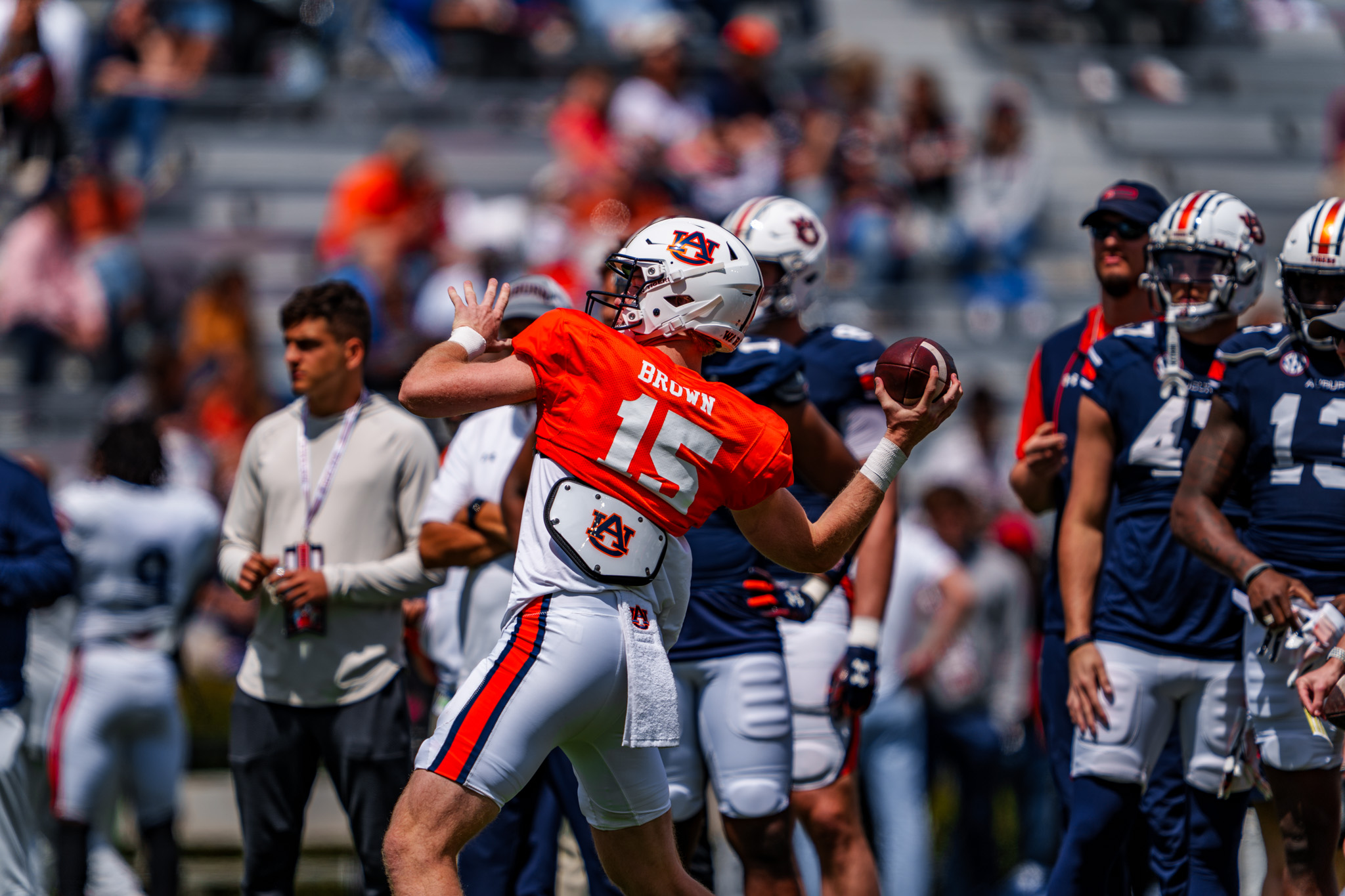 Photos All The Action From Auburn S A Day Spring Game Auburn FB A Day Game 4 6 24 076