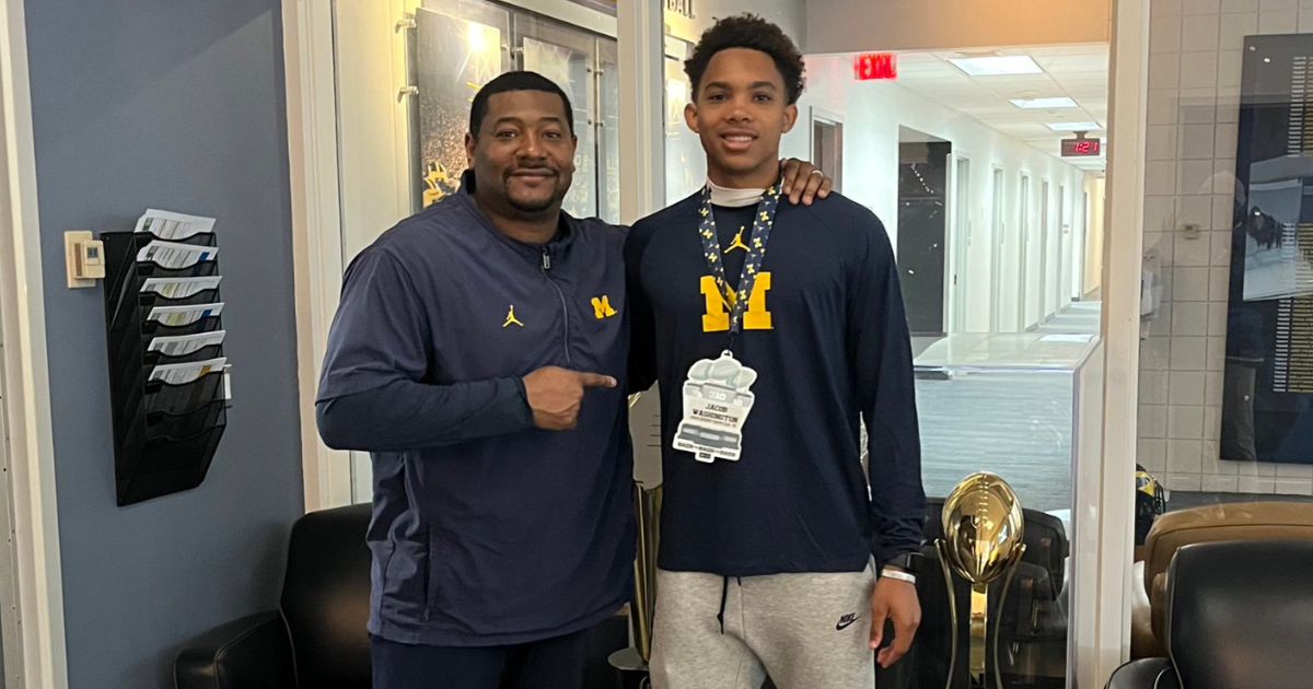 Emerging 2025 WR Jacob Washington talks Michigan offer, multi-day visit