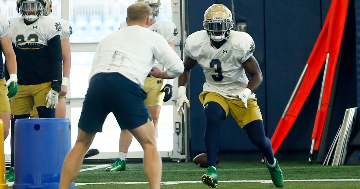 Why Jaylen Sneed may be Notre Dame’s most improved player in spring ball