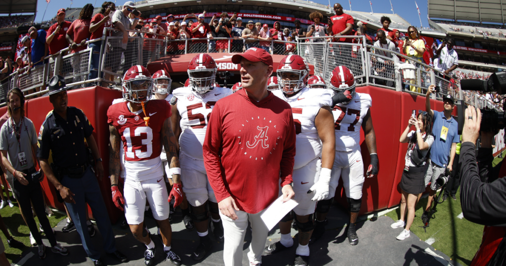 Alabama HC Kalen DeBoer