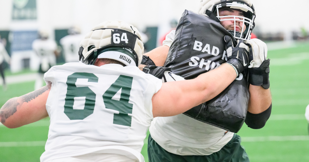 Michigan State offensive line transfer Braden Miller commits to Cal