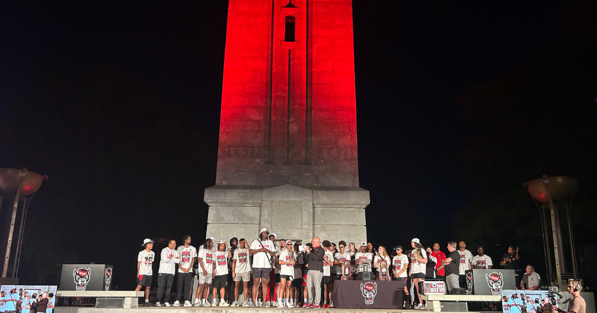 After magical month, NC State basketball gathers at Belltower one more time