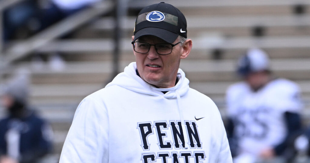 Penn State defensive coordinator Tom Allen. (Photo Credit: Steve Manuel | Blue White Illustrated)