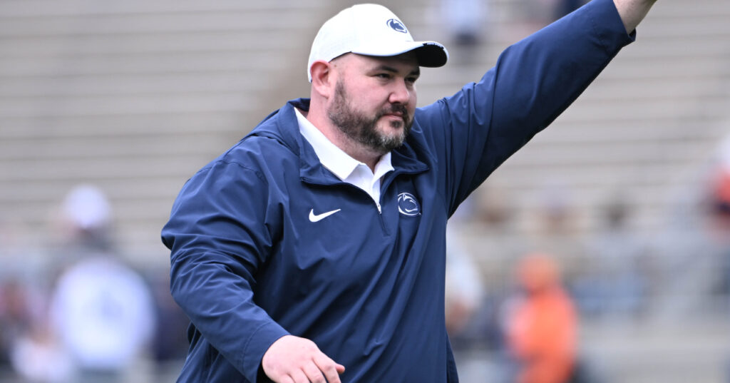 Penn State tight end coach Ty Howle. (Photo Credit: Steve Manuel | Blue White Illustrated)
