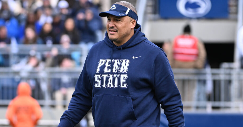Penn State running backs coach Ja'Juan Seider. (Credit: Steve Manuel | Blue White Illustrated)