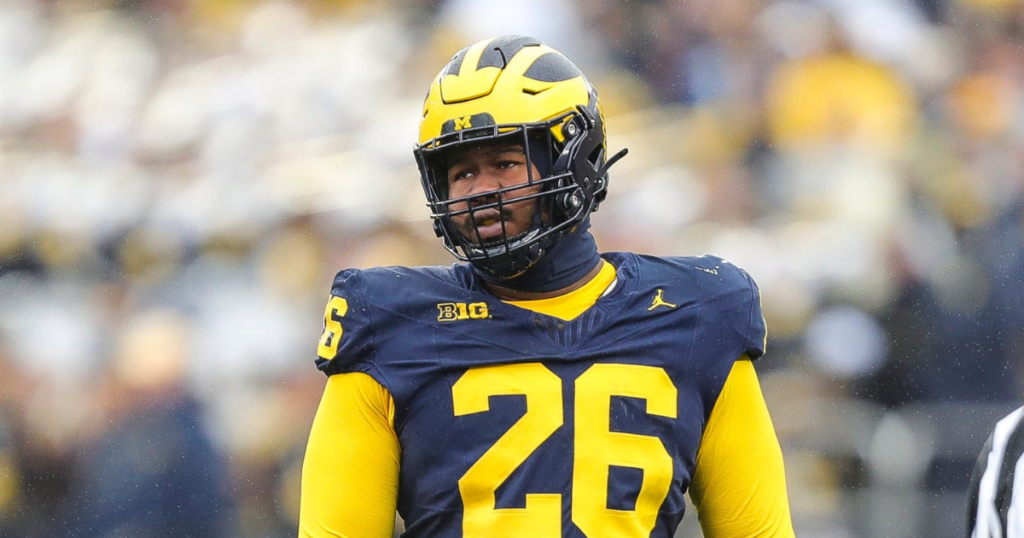 Michigan Wolverines football defensive tackle Rayshaun Benny has had a great offseason. (Photo by Junfu Han / USA TODAY NETWORK)