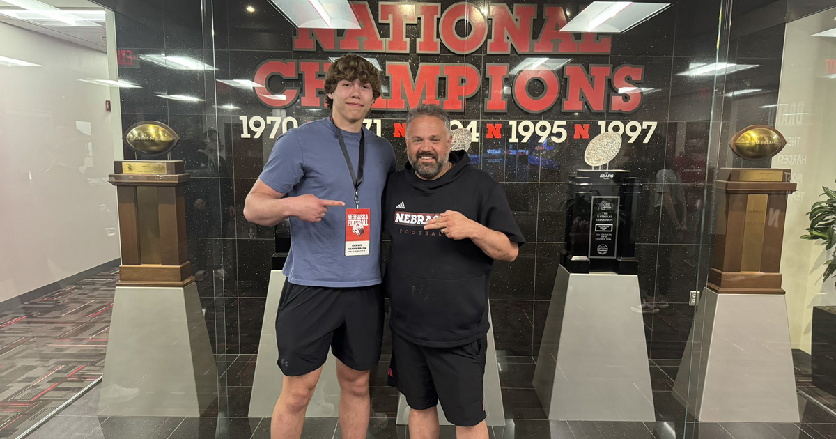 Shawn Hammerbeck leaves Nebraska OV with a great feeling headed into