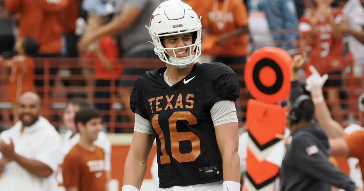 Arch Manning Shines In The 2024 Longhorn Spring Game On3