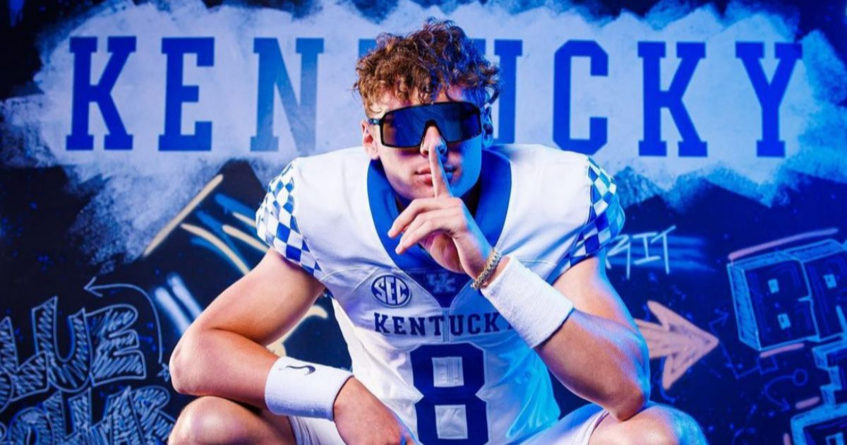 Kentucky QB commit Stone Saunders schedules official visit