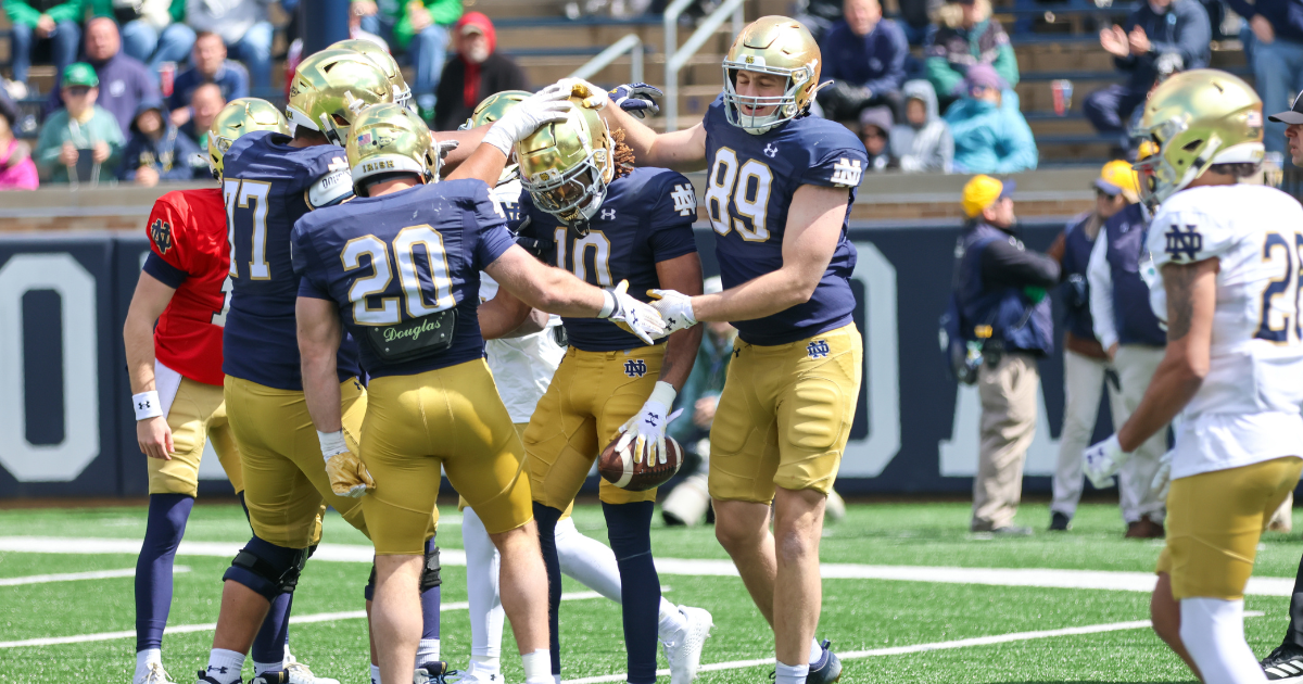 Notre Dame Football Blue-Gold Game Report Card: Grading The Irish Offense