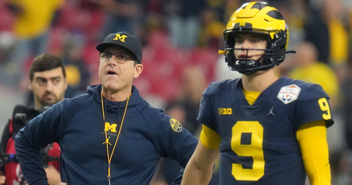 Report reveals when Jim Harbaugh, J.J. McCarthy's NFL matchup debut will take place
