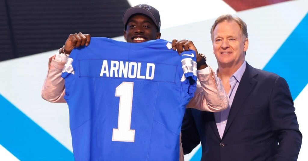 Terrion Arnold Lions Draft