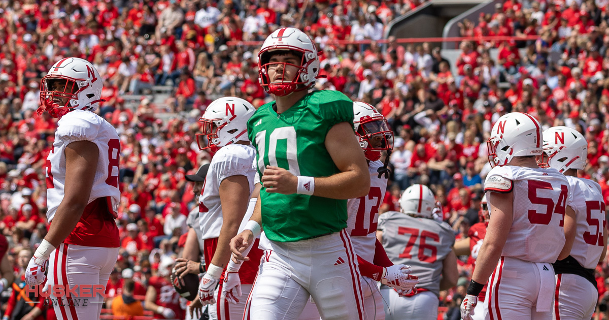 Matt Rhule shares how Heinrich Haarberg has grown this spring - On3