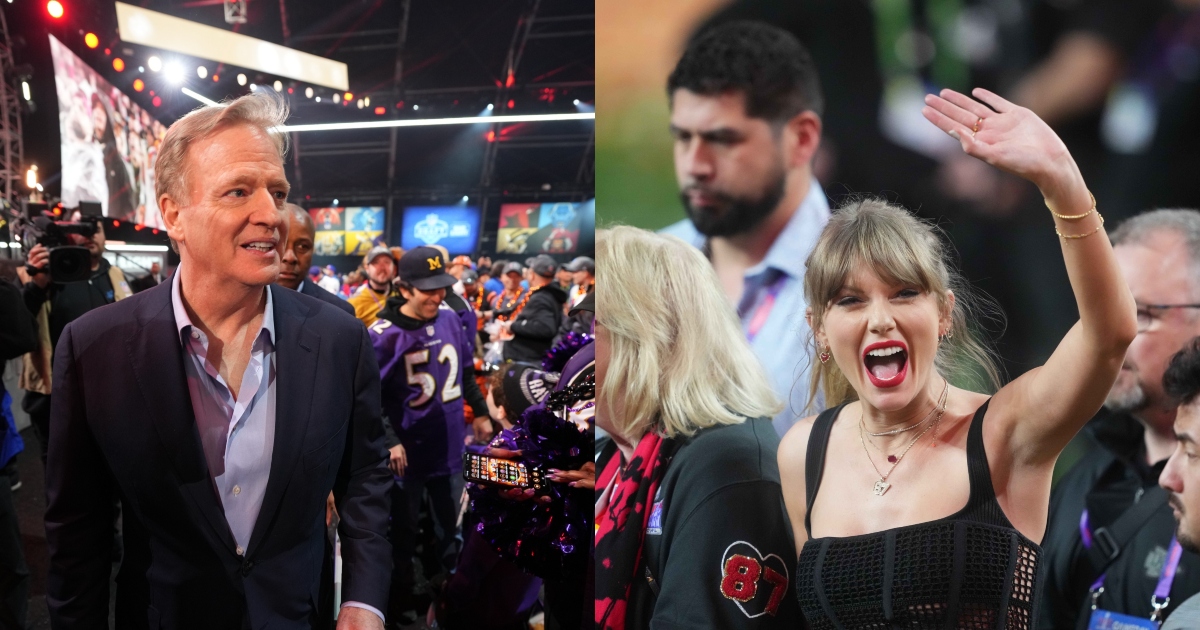 Roger Goodell addresses the impact Taylor Swift has on NFL