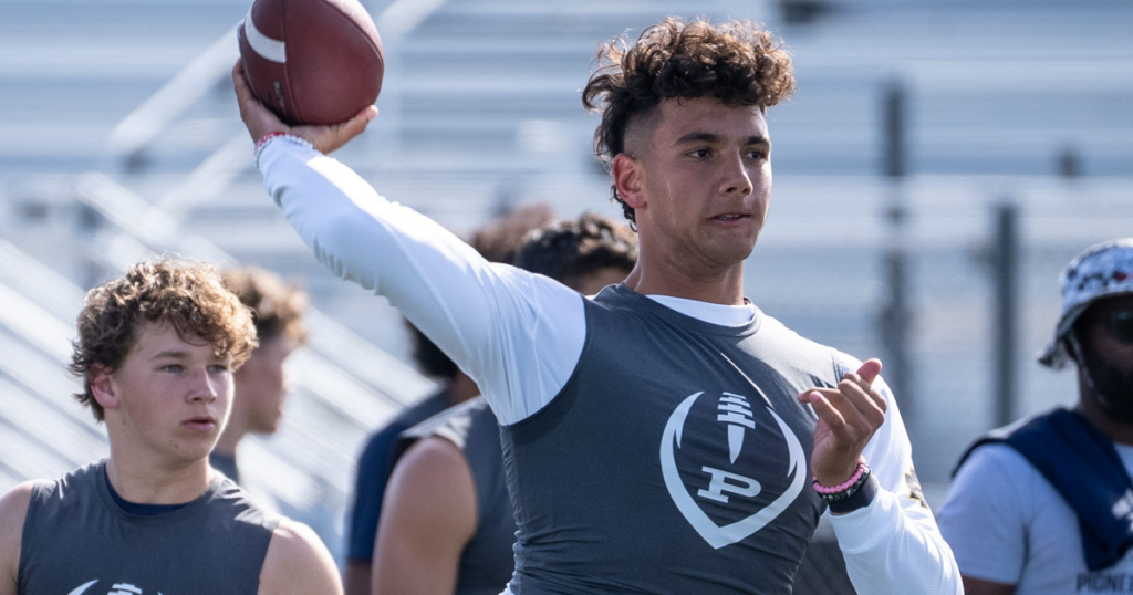 Dylan Raiola will get the opportunity to work out with Patrick Mahomes this offseason.