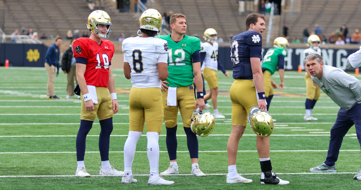 What we learned about the Notre Dame quarterbacks in 2024 spring practice