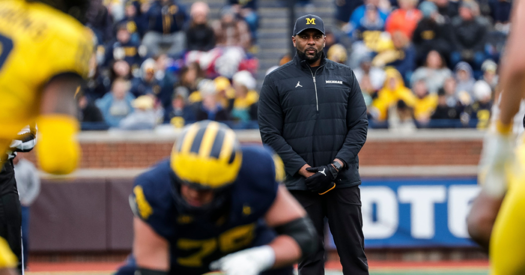 Sherrone Moore is the 21st head coach in Michigan Wolverines football history. (Photo by Junfu Han / USA TODAY NETWORK)