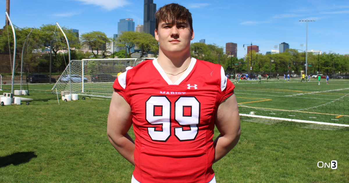 2025 DL Brad Fitzgibbon in contention for a Notre Dame offer