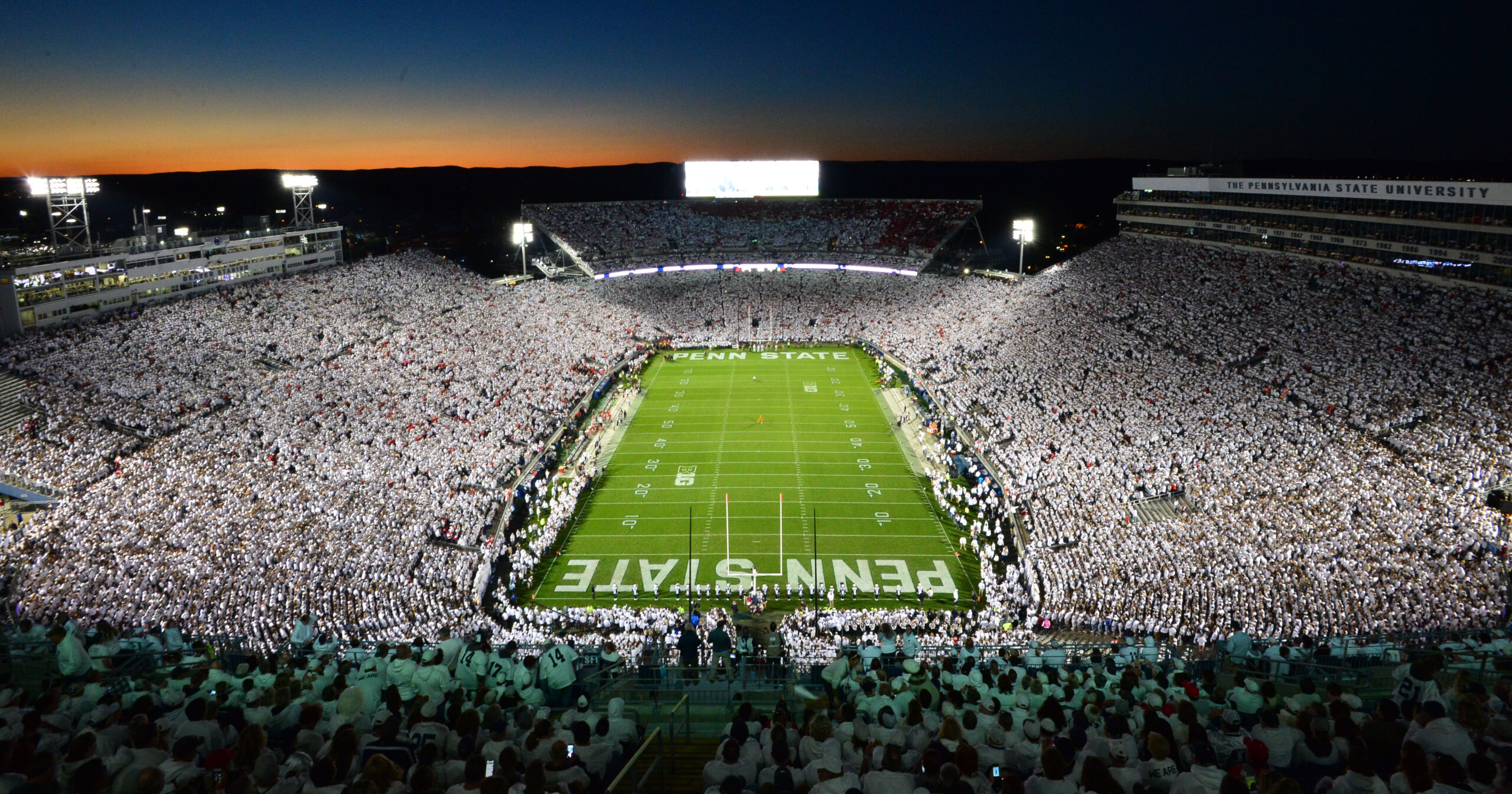 Will the Penn State-Washington White Out game kick time come out today?