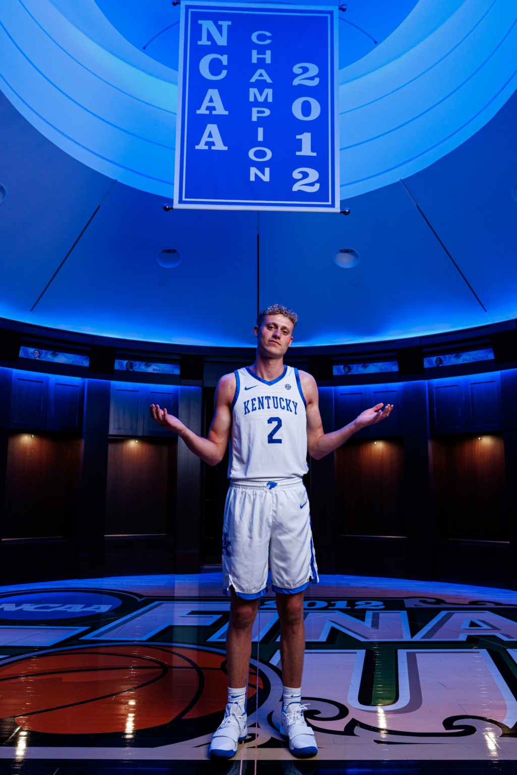 LOOK: Collin Chandler rocks Kentucky blue for the first time