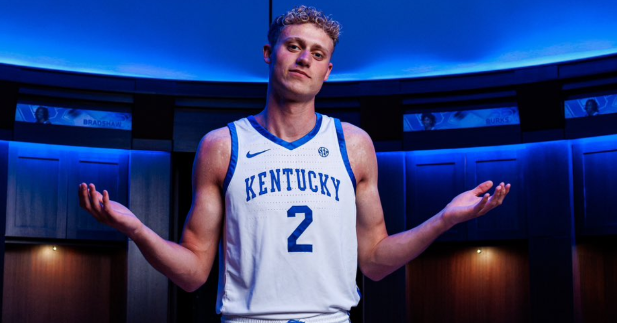 LOOK: Collin Chandler rocks Kentucky blue for the first time