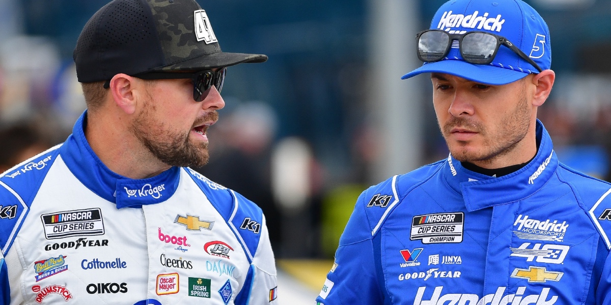 Kyle Larson believes Ricky Stenhouse Jr. would 'for sure' beat Kyle ...