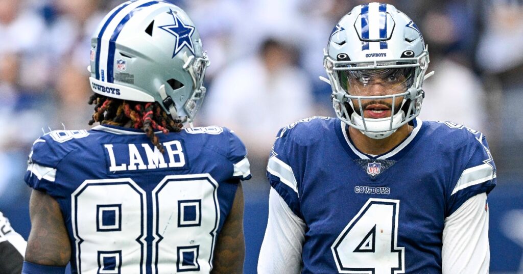 cee lamb dak prescott cowboys