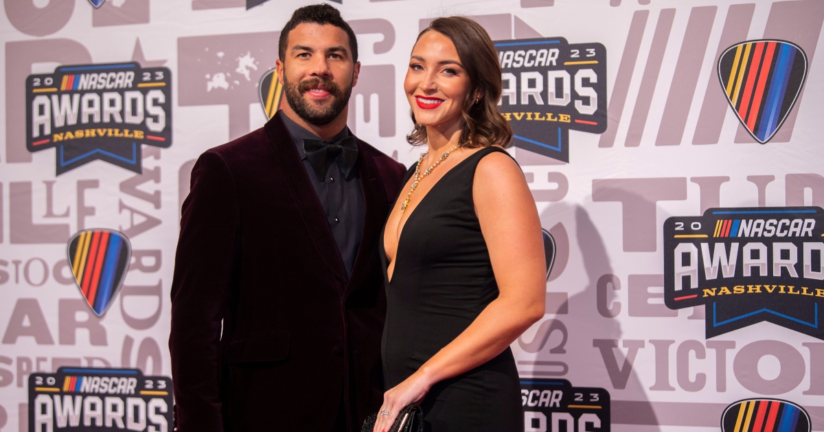 Bubba Wallace, wife Amanda announce birth of son Becks Hayden - On3