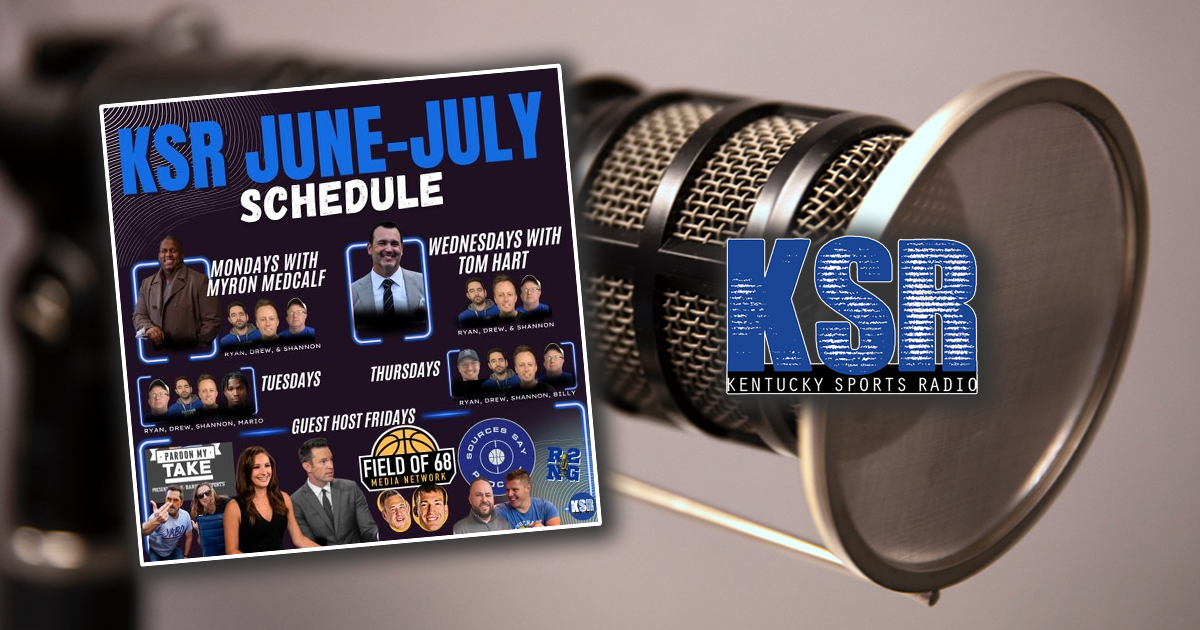 This Week's KSR Summer Radio Schedule (June 10-14) - On3