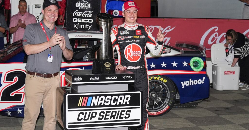 Christopher Bell Coca-Cola 600 victory lane