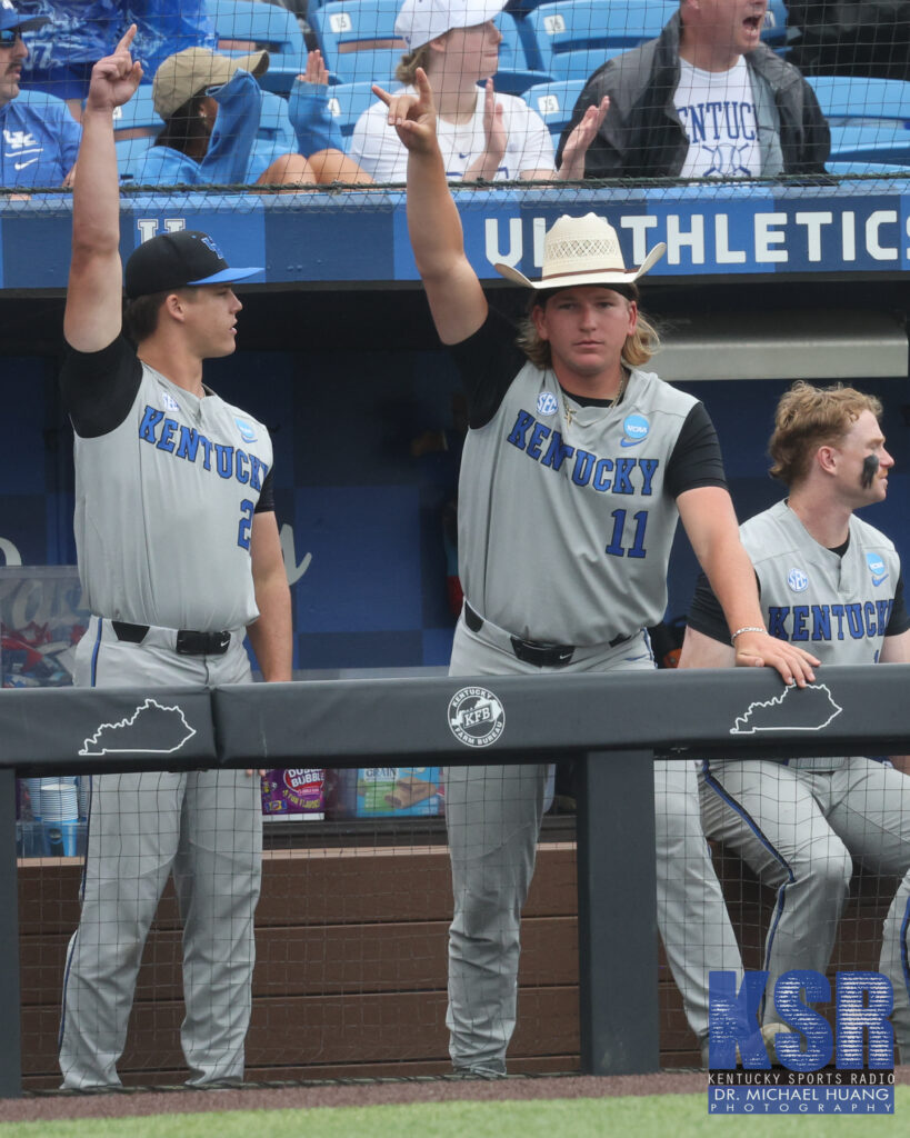 Kentucky Baseball players during a game at Kentucky Proud Park - Dr. Michael Huang, Kentucky Sports Radio