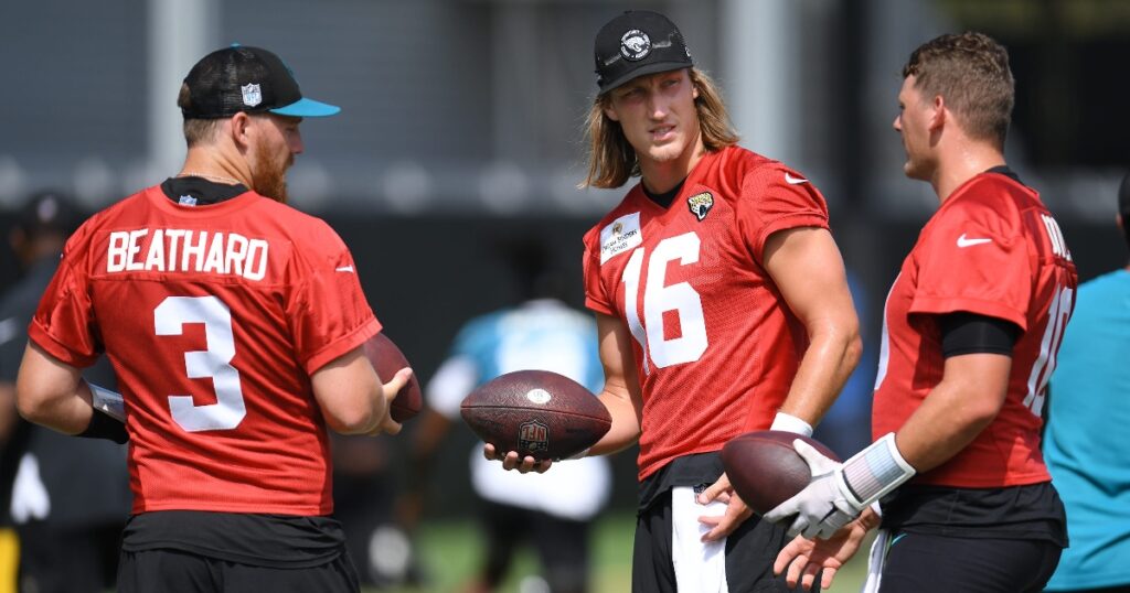 trevor lawrence OTAs jaguars