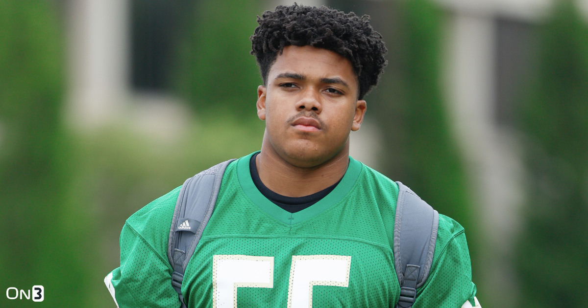 2025 OL Cameron Herron on where things stand with Notre Dame