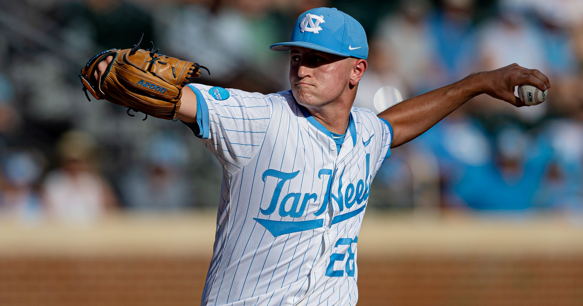 Shea Sprague has emphatic reaction to UNC double play during in-game interview