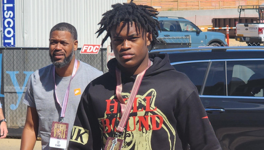 Defensive back Ladarian Clardy on his official visit to Florida State. (Matt LaSerre/Warchant)