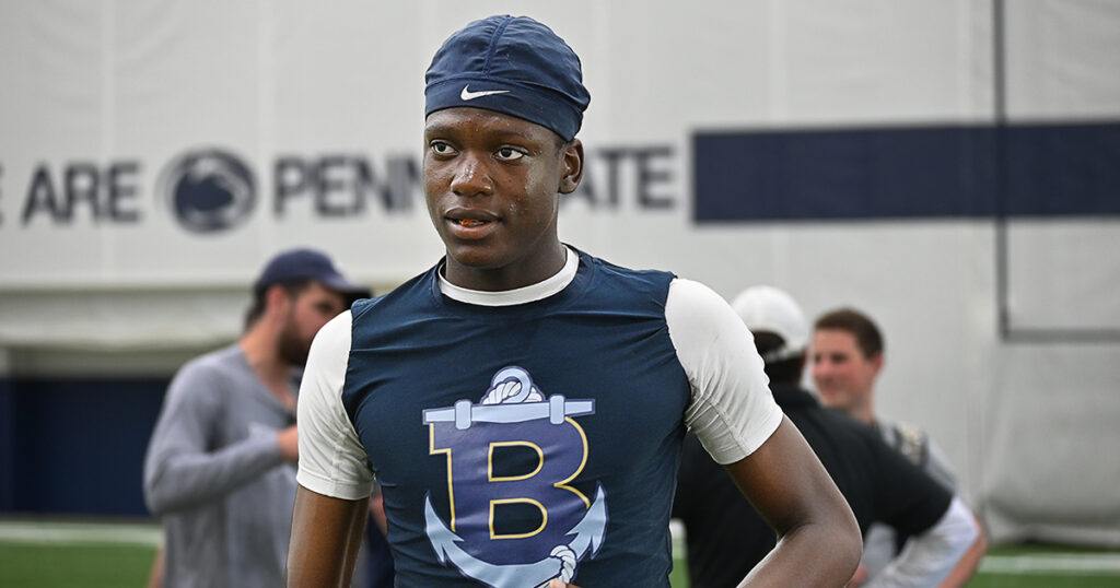 The Bullis School wide receiver Chris Tangelo. (Photo: Thomas Frank Carr/BWI)