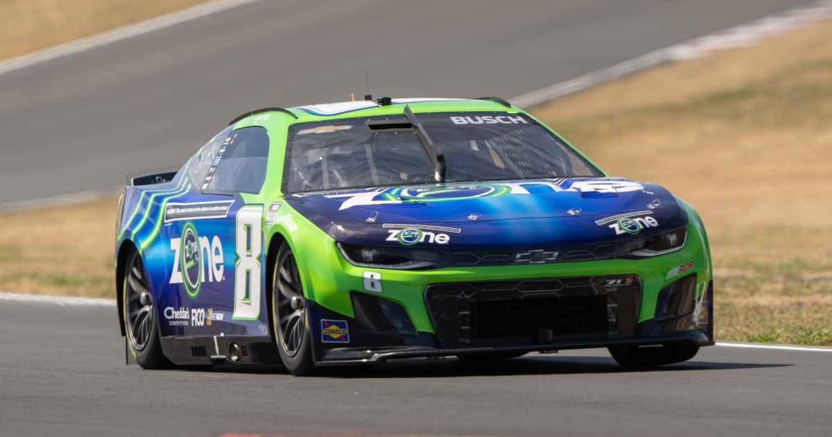 Ross Chastain spins Kyle Busch out on last lap of Toyota/Save Mart 350