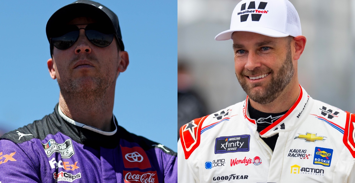 Denny Hamlin reacciona a Shane Van Gisbergen Impresionante acto ovalada, sorprendido por Richmond Approach