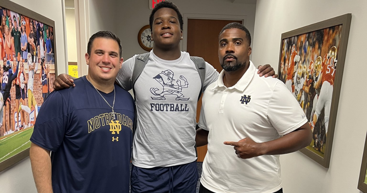 Four-star DL Elijah Golden makes it back to Notre Dame