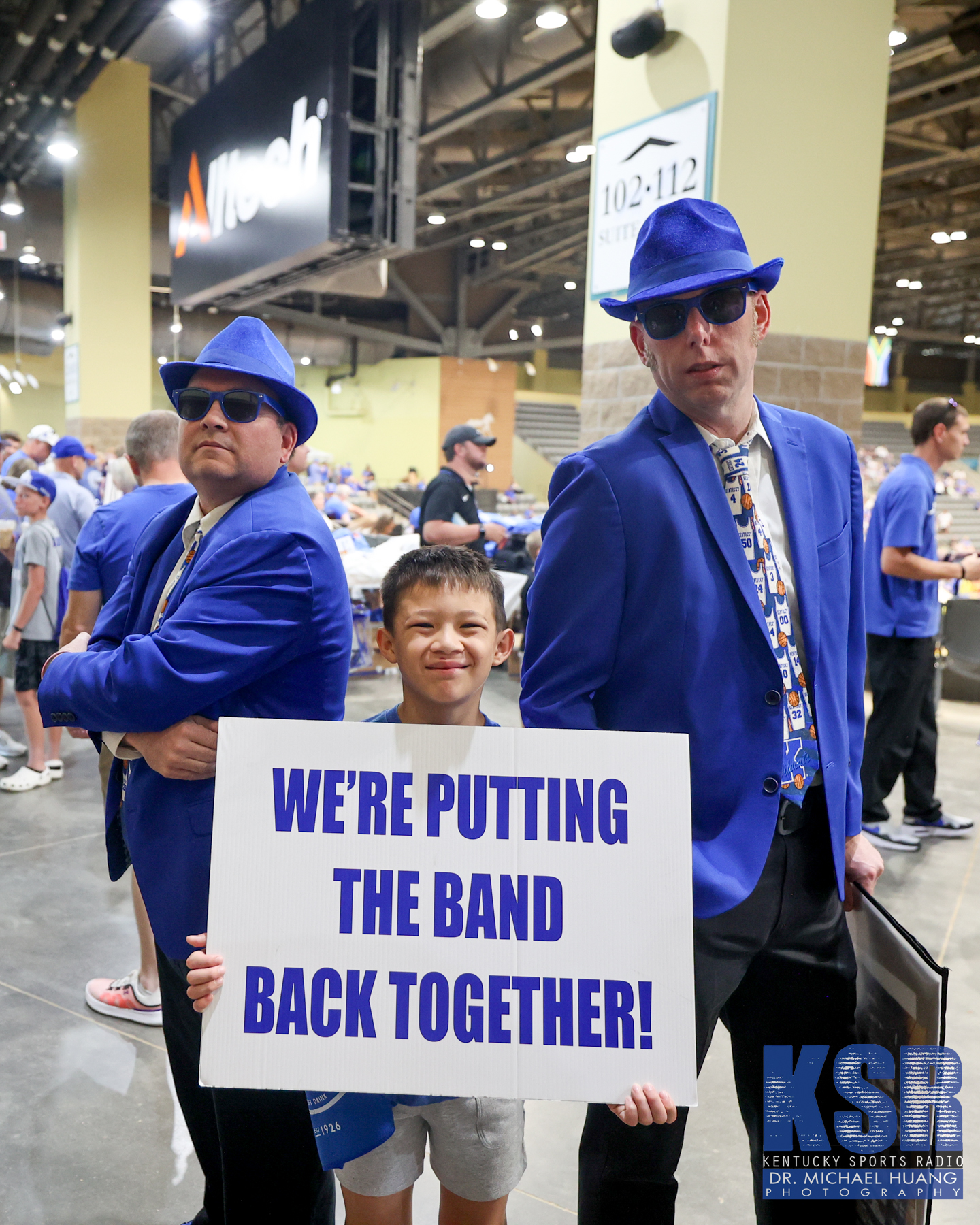 Kentucky fans enjoy the Men's Basketball Club Blue NIL event - Dr. Michael Huang, Kentucky Sports Radio